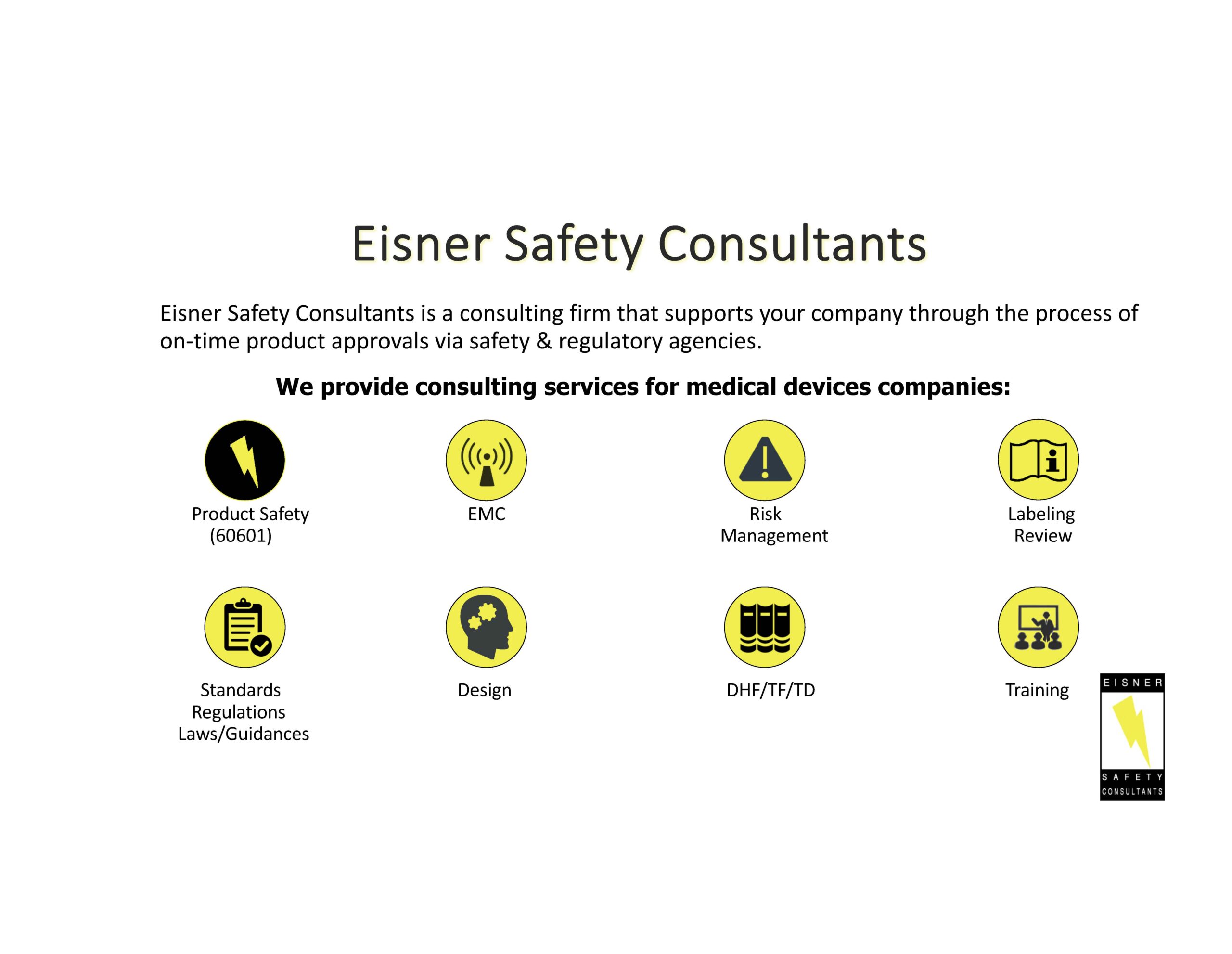 Eisner Safety Consultants – Services Summary