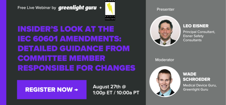 IEC 60601-1 Amendment 2 Just Released – Join for a Webinar on Changes & More