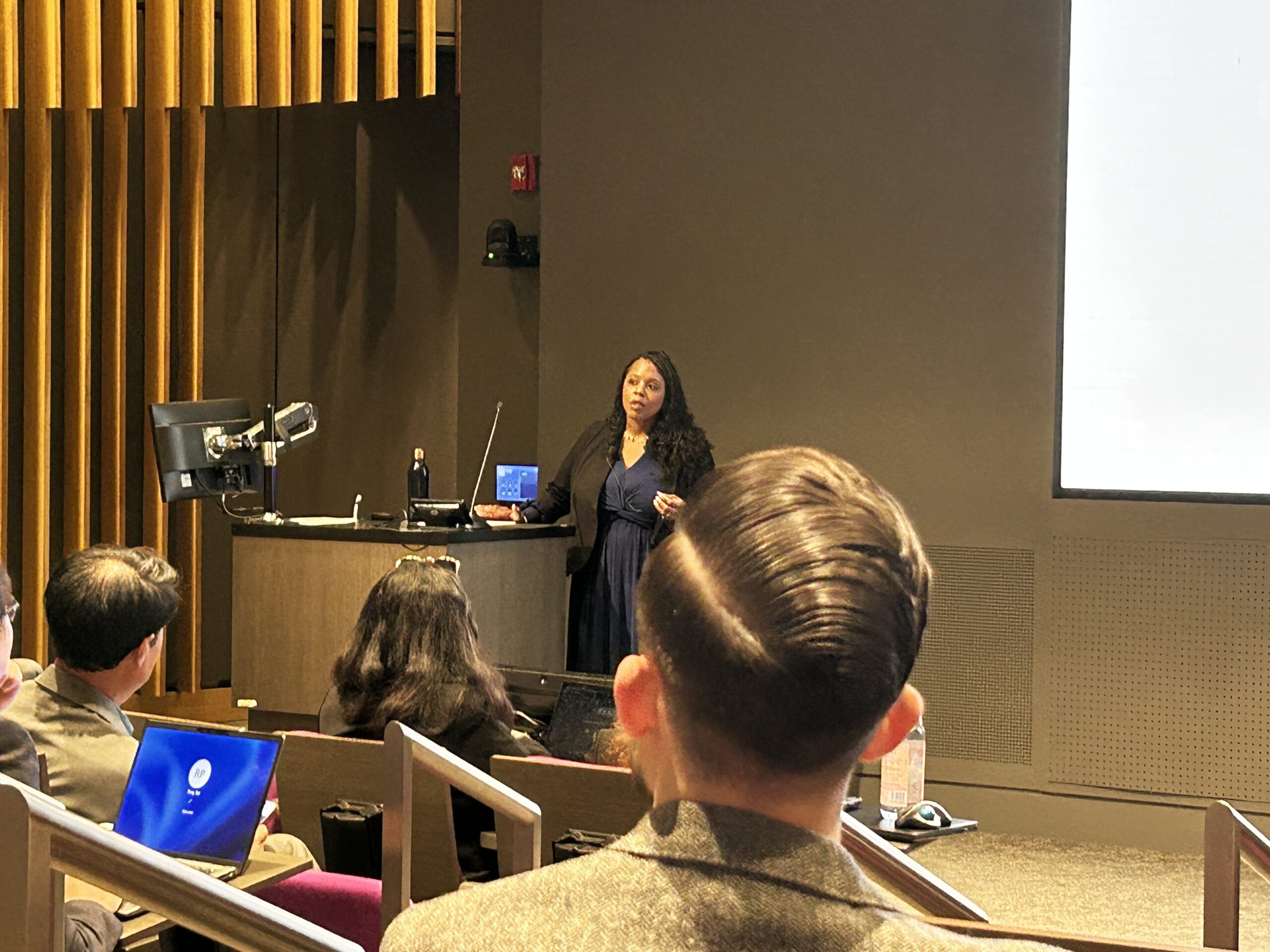 Michelle Tarver giving the CDRH keynote